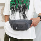 Riñonera Deportiva Antirrobo Ultrafina para Hombre - Bolsa de Cintura Invisible para Teléfono, Running, Senderismo y Viajes