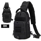 Riñonera Táctica para Hombre - Mochila Bandolera Sling MOLLE para Camping, Senderismo y Pesca