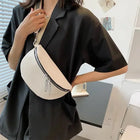 Riñonera Deportiva Elegante de Piel Sintética para Mujer - Suave y Versátil