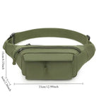 Riñonera Deportiva Hombre Impermeable - Bolsa Táctica Oxford para Teléfono