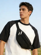 Riñonera Deportiva Ajustable de Oxford - Bolsa Sling para Hombre y Mujer