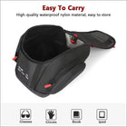 Riñonera de Pierna para Moto y Motoristas - Bolso Lateral Negro