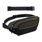 Riñonera Deportiva Grande para Hombre y Mujer - Bolsa de Cintura Cruzada para Senderismo, Running y Viajes