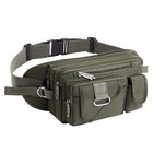 Riñonera Antisalpicaduras para Hombre - Mochila de Cintura Grande y Táctica para Viajes y Deportes