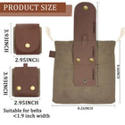 Riñonera de Pierna Plegable - Bolsa de Cintura Portátil para Senderismo y Camping