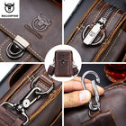 Riñonera Deportiva de Cuero Crazy Horse - Pequeña Bolsa Bandolera para Teléfono
