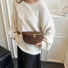 Riñonera de Cuero para Mujer - Bolso de Piel de Vestir Elegante