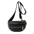 Riñonera de Viaje para Mujer de Cuero - Bolso Bandolera Elegante con Correa Ancha