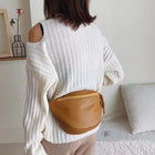 Riñonera Deportiva de Cuero Suave - Bolso Bandolera para Teléfono