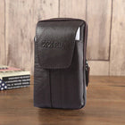 Riñonera Deportiva de Cuero Genuino para Hombre - Bolsa Banana Multifuncional