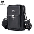 Riñonera de Cuero Premium para Hombre - Bolso de Piel Mini de Vestir