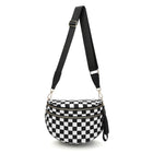 Riñonera de Cintura para Mujer - Bolso Bandolera de Nylon Negro Casual