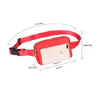 Riñonera Deportiva Impermeable de Poliéster - Bolsa Pechera con Cremallera