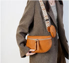 Riñonera Deportiva de Cuero Auténtico - Bolso Pecho Moderno y Elegante