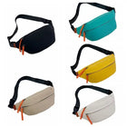 Riñonera Deportiva Multibolsillos para Hombre - Bolsa de Pecho de Nylon Impermeable con Correa Ajustable