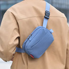 Riñonera Deportiva Hombre - Bolsa de Cintura Ajustable con Correa de Hombro, Estilo Urbano