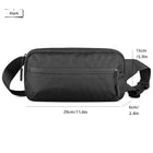 Riñonera Deportiva Unisex de Nylon - Bolso Bandolera Casual para Hombre y Mujer