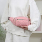 Riñonera Deportiva Oxford para Mujer - Bolsa de Cintura Multifuncional