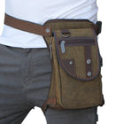 Riñonera de Pierna Ajustable para Hombre - Ideal para Moto, Deporte y Viaje