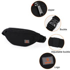 Riñonera Deportiva Ligera, Impermeable y Multibolsillos para Hombre y Mujer
