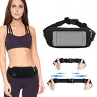 Riñonera Deportiva Unisex Negra para Correr con Funda para Teléfono y Dinero