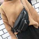 Riñonera Deportiva Mujer: Bolso Bandolera Ancha de Piel Sintética