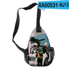 Riñonera de Viaje para Mujer de Tela Oxford Impermeable 3D