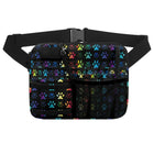 Riñonera de Enfermera para Mujer con Estampado de Patas de Perro - Bolsa Médica Personalizada para Estetoscopios, Vendas y Tijeras