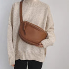 Riñonera Deportiva Mujer - Bolso de Cintura de Piel Sintética, Elegante y Funcional