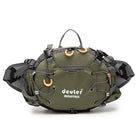 Riñonera Deportiva Hombre Nylon - Bolso Pecho y Cadera para Camping, Ciclismo y Running