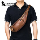 Riñonera Deportiva de Cuero Genuino - Pequeña, Elegante y Funcional