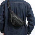 Riñonera de Viaje para Hombre de Cuero Genuino - Bolso de Cintura Elegante