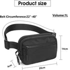 Riñonera Deportiva Unisex para Yoga, Running y Fitness - Bolsa Portátil de Cintura con Cremallera