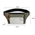 Riñonera Deportiva Multifuncional Antirrobo para Hombre - Cómoda Bolsa de Cintura para Teléfono y Accesorios