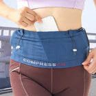 Riñonera Deportiva TOOPRE Negra - Bolsa de Cintura para Correr