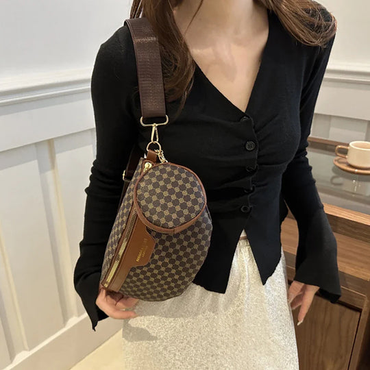 Riñonera Mujer Vintage - Bolso Bandolera Casual de Cintura