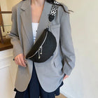Riñonera Deportiva de Cuero Suave - Bolso Bandolera para Móvil y Cartera