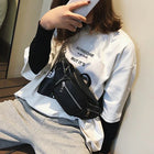 Riñonera Deportiva para Mujer: Bolso Cintura Ancha de Cuero Sintético, Bandolera Ajustable para Viajes