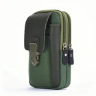 Riñonera Deportiva Hombre - Bolsa Pequeña de Lona para Teléfono 4 Pulgadas