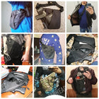 Riñonera Deportiva Táctica Negra - Bolsa Canguro con Compartimento Oculto