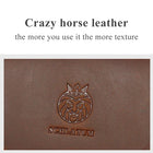 Riñonera Deportiva de Cuero Crazy Horse Vintage para Hombre
