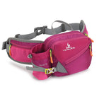 Riñonera Running Deportiva de Nylon con Portabotellas Ajustable para Senderismo y Trail