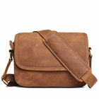 Riñonera de Cuero Piel Unisex - Bolso Vintage Mini para Vestir