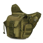 Riñonera Táctica Impermeable para Hombre - Bolso de Hombro Camuflaje para Senderismo y Viajes