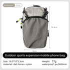 Riñonera Táctica Running - Bolsa Portamóvil Multifunción de Dyneema