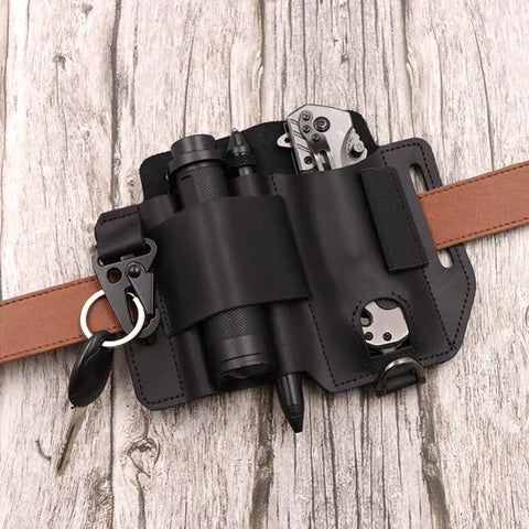 Riñonera Deportiva de Cuero Genuino - Táctica y Elegante