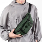 Riñonera Deportiva Hombre Nylon Multibolsillos - Estilo Militar y Viaje