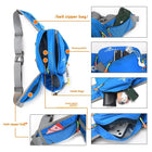 Riñonera Running Deportiva de Nylon con Portabotellas Ajustable para Senderismo y Trail