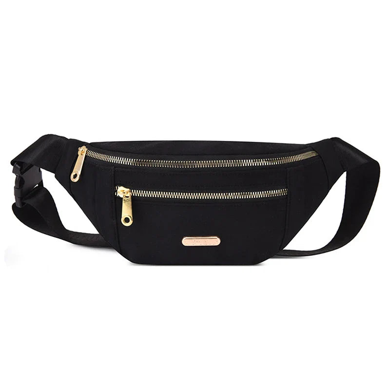 Riñonera de Cintura para Mujer - Bolso Bandolera Casual de Nylon