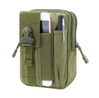 Riñonera de Viaje Impermeable para Hombre con Mosquetón y Bolsillo Vertical